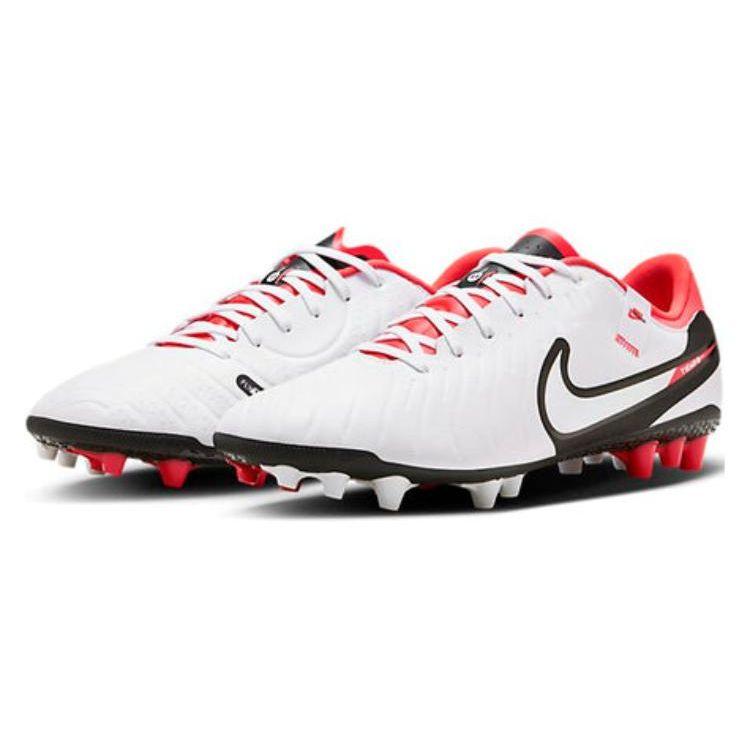Nike Jr Legend 10 Academy Casual Versatile AG (Rubber Short Studs) Artificial Turf Soccer Shoes Men Soccer Shoes White DV4340-100