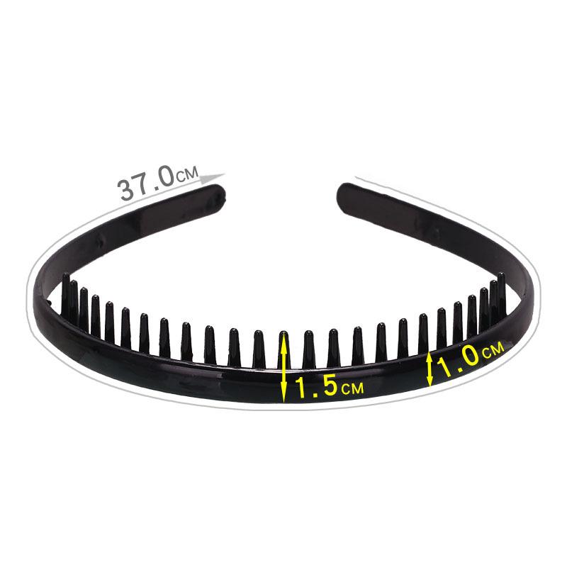 Hebillas de Cabeza Dentada Ancha Peinetas Accesorios para el Cabello Piezas de Plástico y se Pueden Envolver con Diademas de Tela