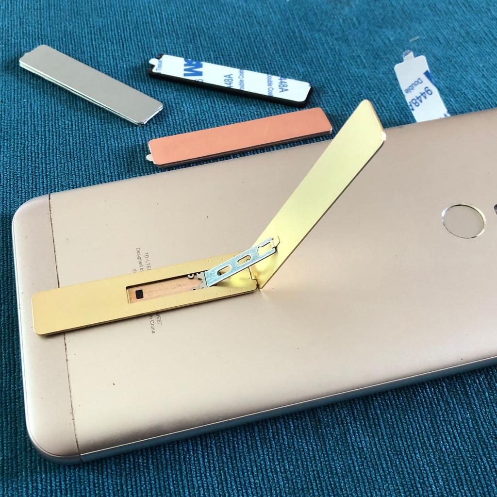 Metallic Mobile Phone Support Stand with Ultra-thin Design Foldable Mobile Phone Holder with Convenient Design