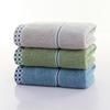 All-Cotton Three-Section Adult Face Towel - Thick Student Washcloth with Optional Logo