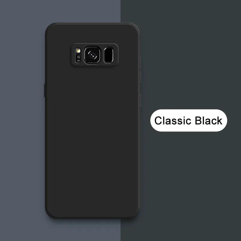 

Squares Liquid Silicone Phone Case for Samsung Galaxy S8 S9 S10 Note 9 10 Plus A32 A51 A52 A54 4G 5G Soft Shockproof Back Cover Samsung Note 10