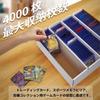ZMZZZX Storage Box Trading Card Case (Single-sided White, 1 Set, 4 Compartments)
