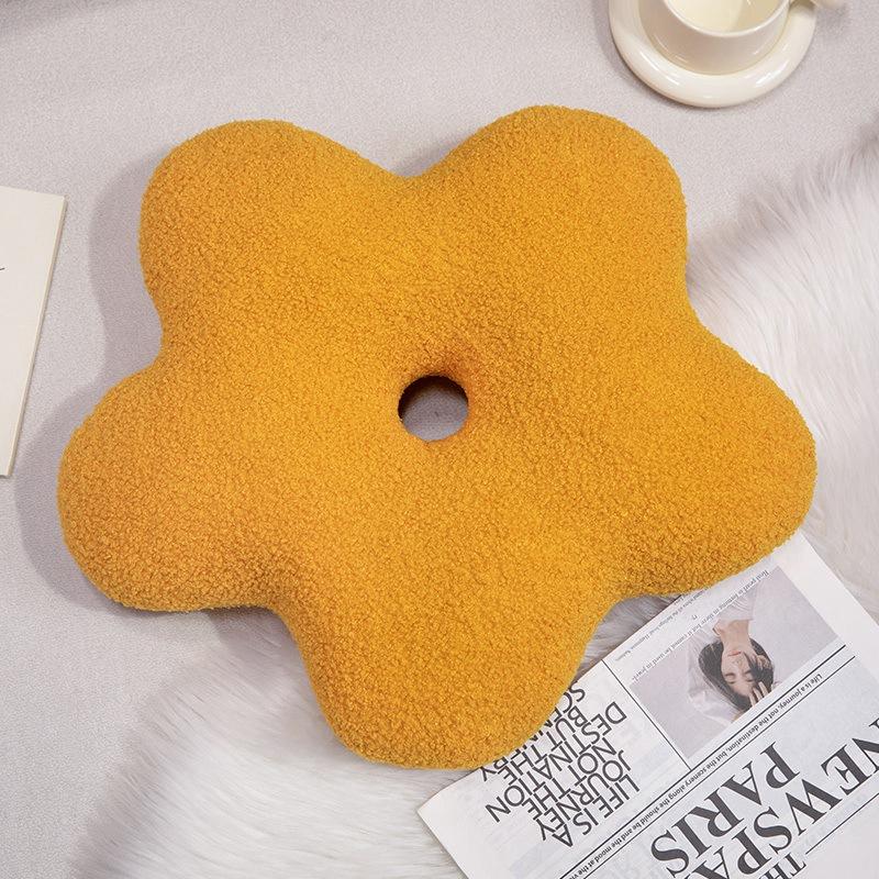 Nordic Style Cloud Donut Throw Pillow Plush Toy Ball Doll Home Sofa Pillow Cushion Doll