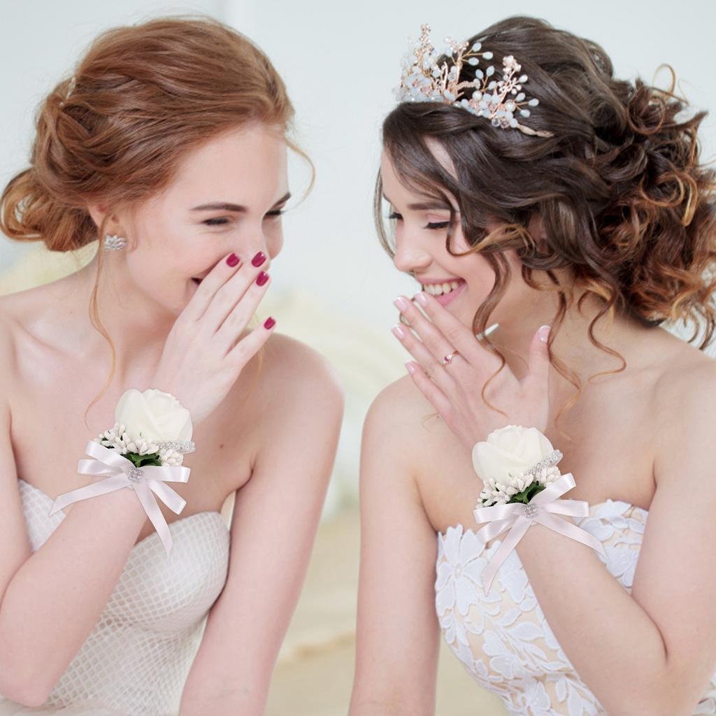 Wrist Corsage Bracelet, Corsage And Corsage Prom Rose Corsage Corsage Wristband Set For Wedding Anniversary Prom Party
