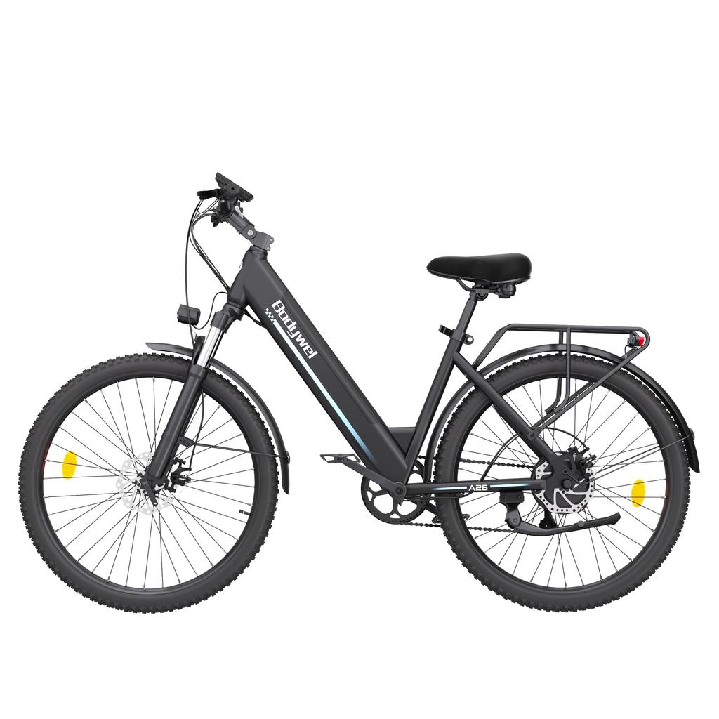 Bodywel A26 Electric Bike for Urban Commuting,36V 13.5Ah Removable Battery