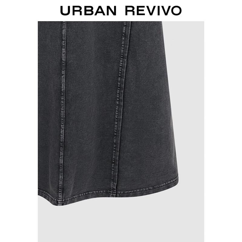 UR 2025 Summer Distressed Washed Sleeveless Dress