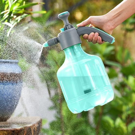 Hand Pump Sprayer, Handheld Garden Plant Mister, 3L Spray Bottle with Adjustable Nozzle, Pressure Sprayer Bottle for Watering Plants Flowers Cleaning