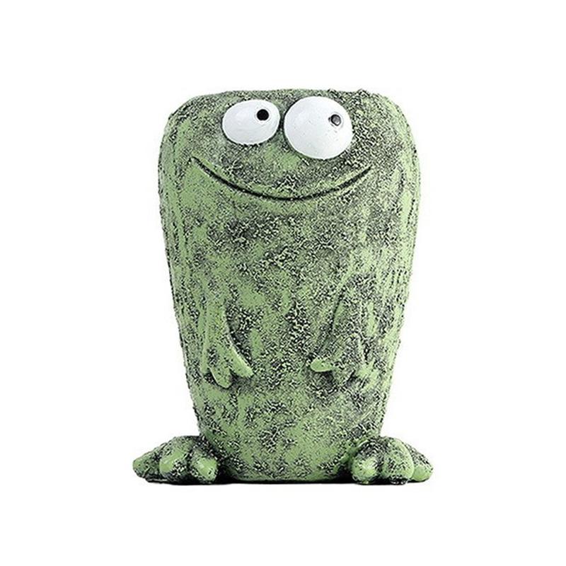 

Грайливий смоляний жабеня вираз квітковий горщик милий декоративний жабеня сукулентний квітковий горщик смішний контейнер для рослин сад