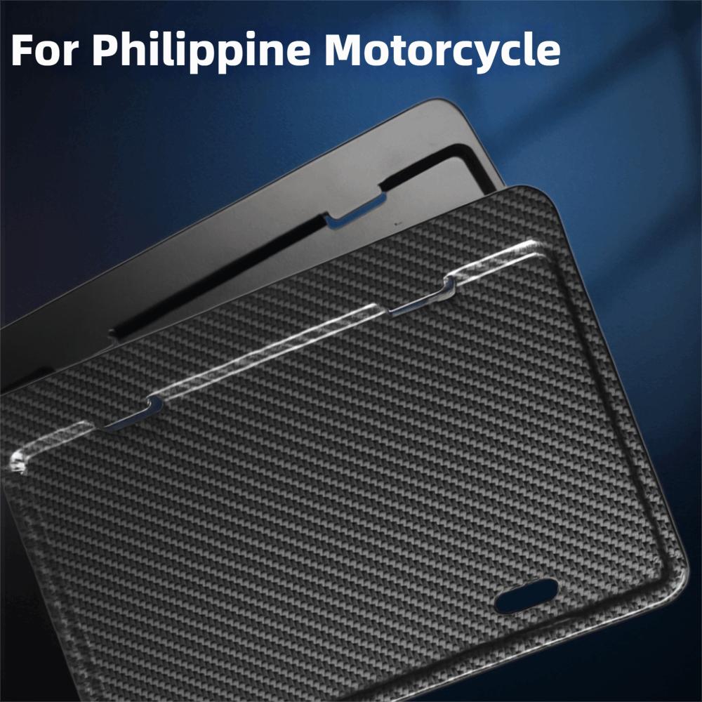Spezifischer Motorradkennzeichenhalter für die Philippinen Langlebiger universeller Kennzeichenhalter Aluminiumkennzeichenrahmen