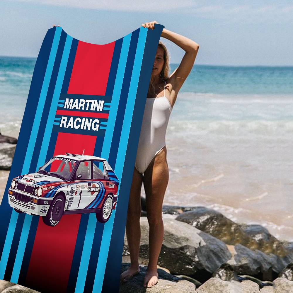 M-Martini Racing Toalla de Baño Microfibra Suave Absorbente de Agua Transpirable Para Niña Niños Decorativa Dibujos Animados Toalla de Playa