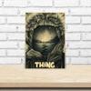 Classic Horror Movie The Thing Poster Retro Kraft Paper Posters DIY Wall Art Painting Stickers Home Bar Decor Fans Collection
