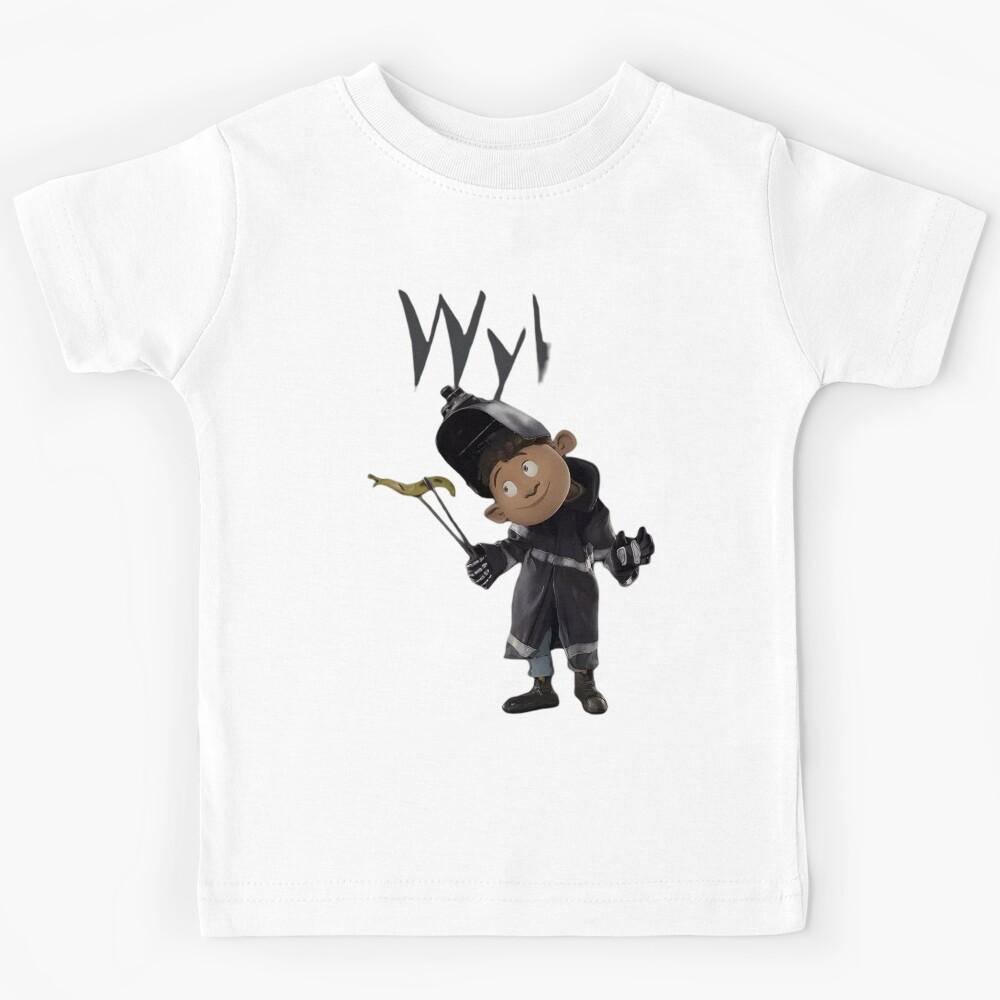 Funny Cartoon Girl 90s Retro Horror Movie Halloween Kids T-Shirt 110