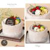 Towel Cake, Senshu Fruit Birthday Cake, Gift, Made in Japan (Beige, No Badge)
