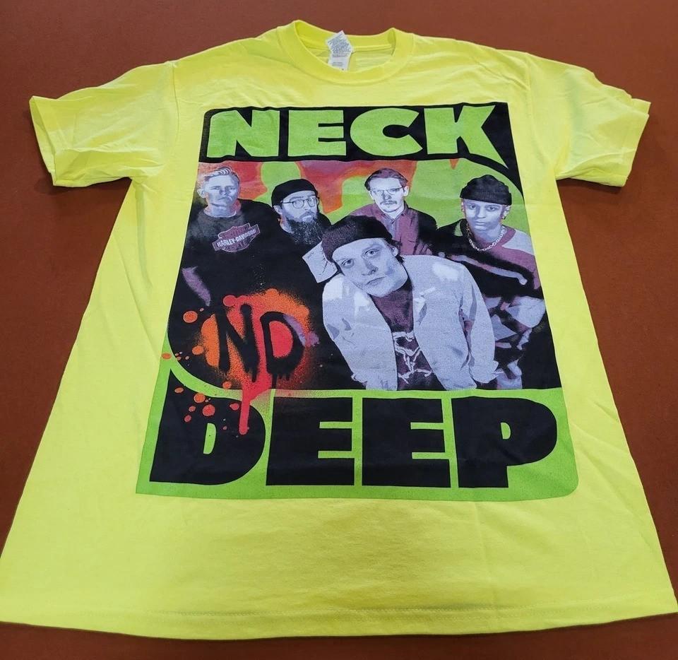 

Hot Popular Neck Deep Band UK Pop Punk Yellow S to 5XL Shirt BB841 Unisex T-Shirt XXL