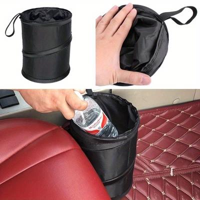 Sac Poubelle de Voiture Noir Sac Pack Sac Poubelle de Voiture Imperméable pour Petite Fuite Sac de Rangement de Voiture Étanche.