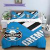 GREMIO FC Patroon Beddengoed Huisdecoratie Verjaardagscadeau (1 dekbedovertrek + 2 kussenslopen, zonder binnenkussen)