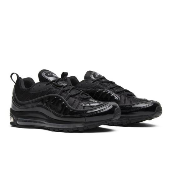 

Nike Supreme x Air Max 98 Чорний 844694-001 EU 44 червоний/чорний
