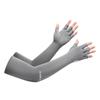 Unisex UV Protection Ice Silk Sleeves: Summer Two-Finger Gloves for Cycling, Fishing, and Takeout, Extended Thin Design