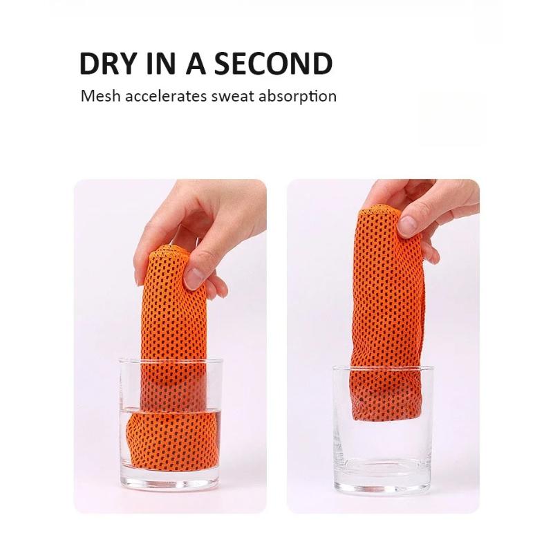 Mini-Mikrofasertuch zum Mitnehmen Sport Schnelltrocknend Atmungsaktiv Saugfähig Handtuch Laufen Strand Leichtes Fitnessstudio Schwimmen