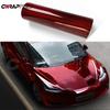 Carbonfaser Vinyl Wrap Folie Goosy Rot Wasserdicht Selbstklebend PVC Folie DIY Dekorative Aufkleber für Frauen Autodekor Zubehör