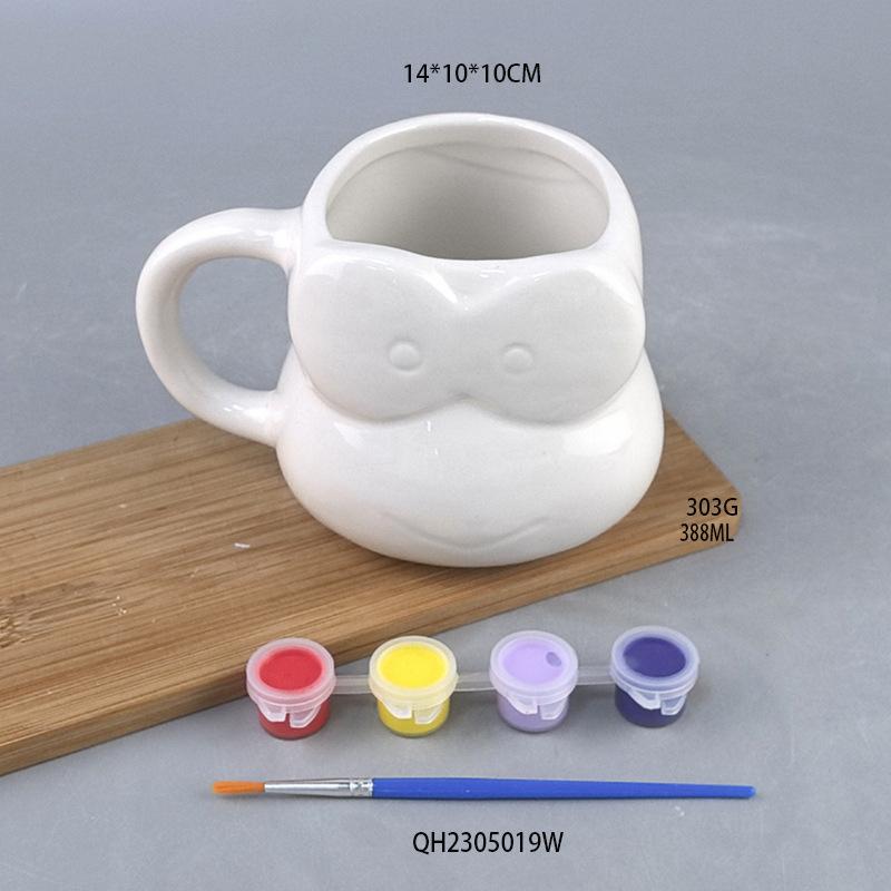 Christmas Creative Limited Christmas Tree American Ceramic Cup with Lid Pure White Mug Coffee Cup Couple