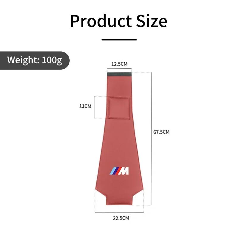 2025 2 szt. Skórzane Pokrowce Ochronne Zagłówka Fotela Samochodowego Akcesoria Do BMW M Power Sport M3 M5 E90 E39 F30 F10 E87 X3 X4 X5 X6
