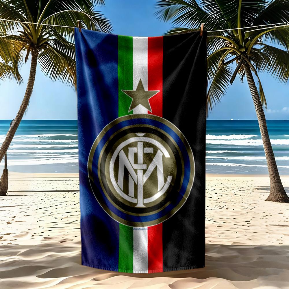 Inter Milan Beach Towel High Absorbency Quickdry Comfortable Lightweight Perfect For Traveling Yoga Camping And Swimming