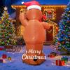 4.92FT Christmas Inflatable Toys With LED Lit Xmas Gingerbread Man Festive Gift Supplies Home Ornament Christmas Yard Decoration