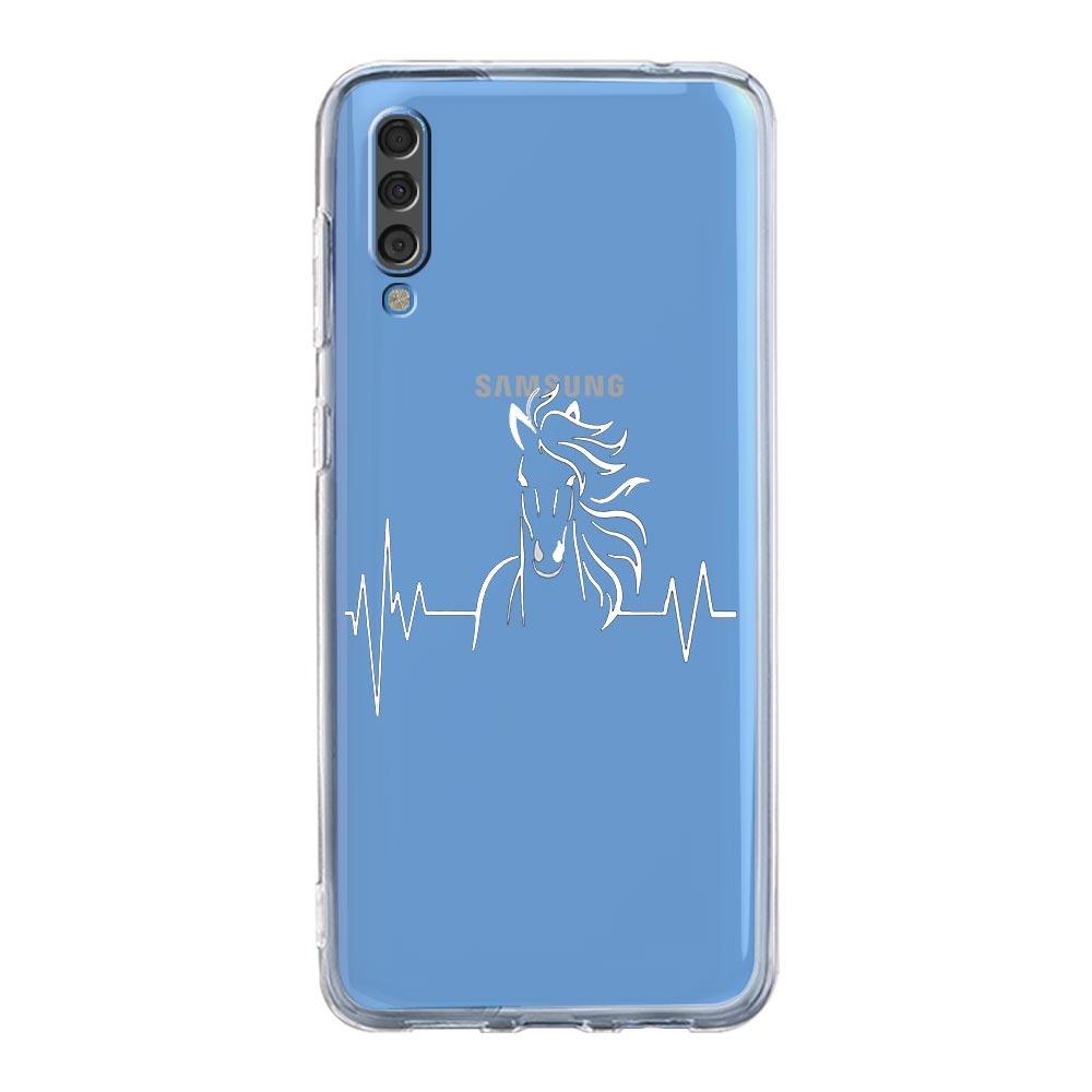 Phone Case For Samsung A14 5G A12 A22 A32 A34 A42 A52 A54 A50 A70 A72 A40 A20E A10S A20S A02S A04S Clear Cover Animal Art Horse