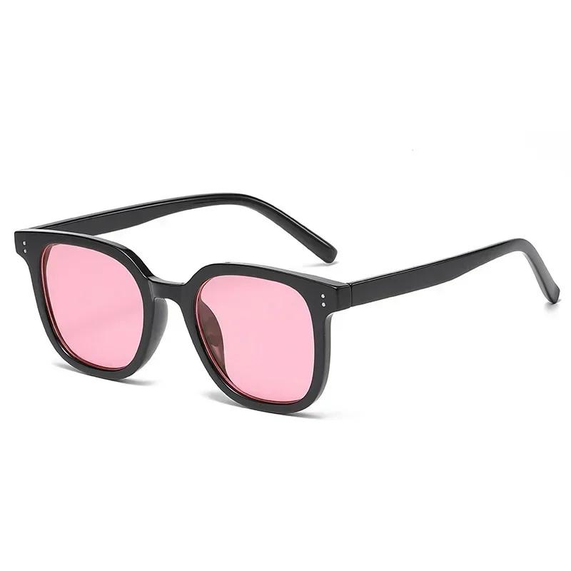 Fashion New Square Large Frame UV400 Sunglasses Neutral Outdoor Travel Vacation Sunscreen Sunglasses Fashion Essential Glasses