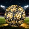 1pc Golden Heart Romance Size 5 Soccer Ball Professional Match Training Football Indoor &Outdoor Sports Ball Training Ball Lightweight Durable Y56