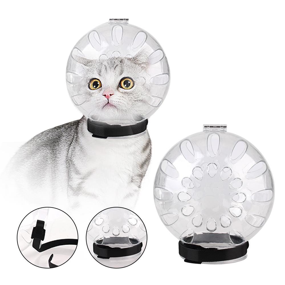 Cat  Muzzle Cat Grooming Supplies Anti-Bite Breathable Anti-Licking Bath Grooming Protective Space Hood Grooming Mask