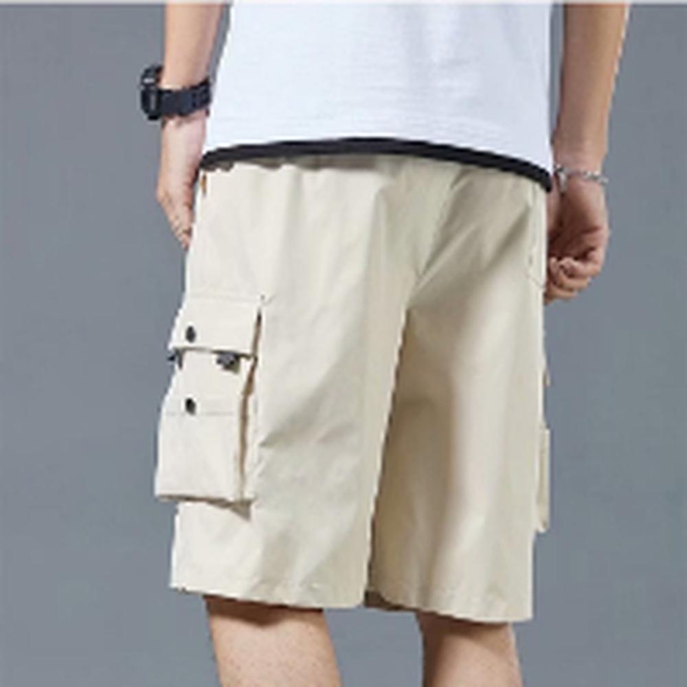 Men Shorts Outdoor Wear-Resistant Cargo Shorts Quick Dry Multi-pocket Plus Size Bottoms