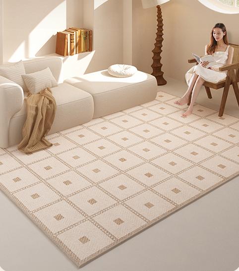 

Modern Simple Living Room Decoration Soft Carpet Large Area Rugs for Bedroom Washable Study Mat Water Proof Anti-slip Lounge Rug 80*120cm