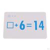 36 Math Flashcards for Elementary Classes PK 3