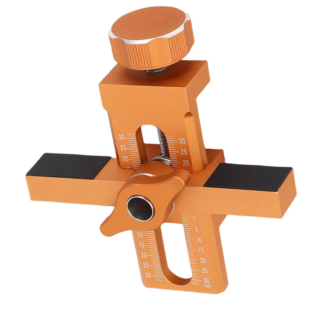 Cabinet Door Mounting Jig Quick Position Hole Opening Tool Adjustable Aluminium Alloy Installation