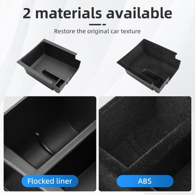 Center Console Trays for Tesla Model 3 Y Highland Organizer Accessories Under Seat Storage Box Armrest Hidden Bins Cup Holder