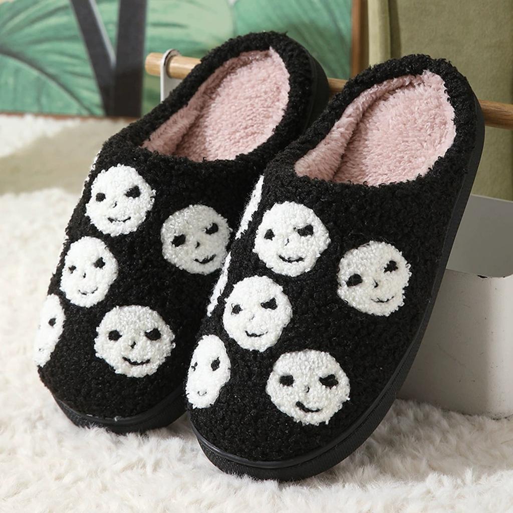 Halloween Home Slippers For Women Men Soft Plush Fuzzy Winter Holiday Slippers Slippers Comfy Hand Knit Slippers for Women