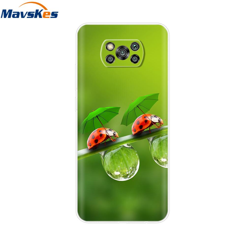Pour Xiaomi POCO X3 Coque Pour Poco X3 Pro NFC Silicone Souple Arrière Pour Poco X3 POCOX3 X 3 NFC 6.67'' Fundas Coques Coque Pare-chocs