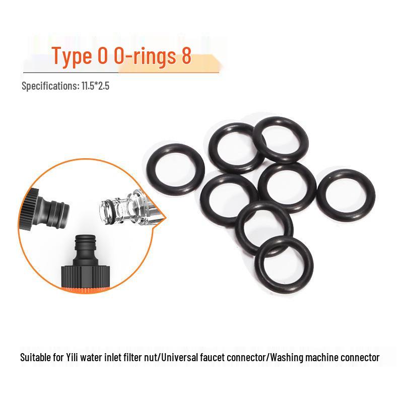 Accessori per lavatrici per auto Yili: Anello di tenuta, spazzola di carbone, valvola di troppo pieno, microinterruttore, valvola unidirezionale.