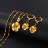 Small Size Hawaii Flower Pendant Necklaces Earrings Jewelry Sets Micronesia Marshall Pohnpei Guam Jewellery #330006