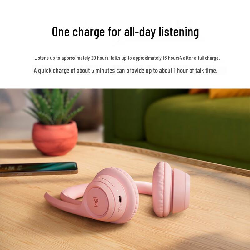 Logitech Zone 300 Wireless Headset with Noise-Cancelling Mic