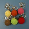 Cute Fruit Series Crochet Keychain Handmaking Knitted Fruit Keyrings For Bag Pendant Keychain Custom Accessories