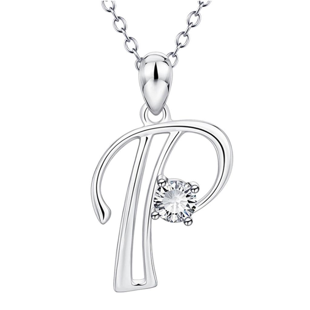 26 English Letters Fashionable Diamond Pendant Popular Items Necklaces