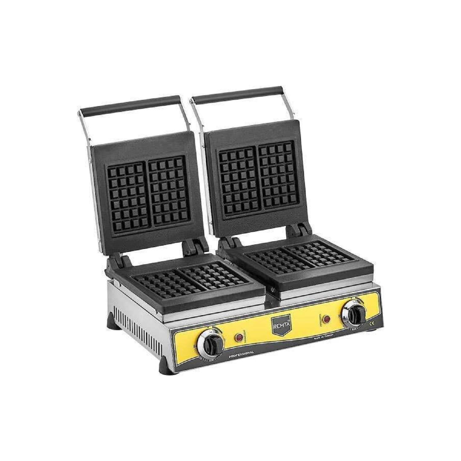 

Double Square Pattern Waffle Maker W14