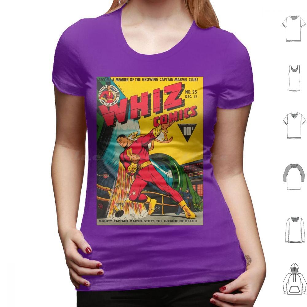Whiz Comics 25 T Shirt 6xl Cotton Cool Tee Shazam Captain Golden Age Comics Superhero Retro 1940s Vintage Classic Old Graphic