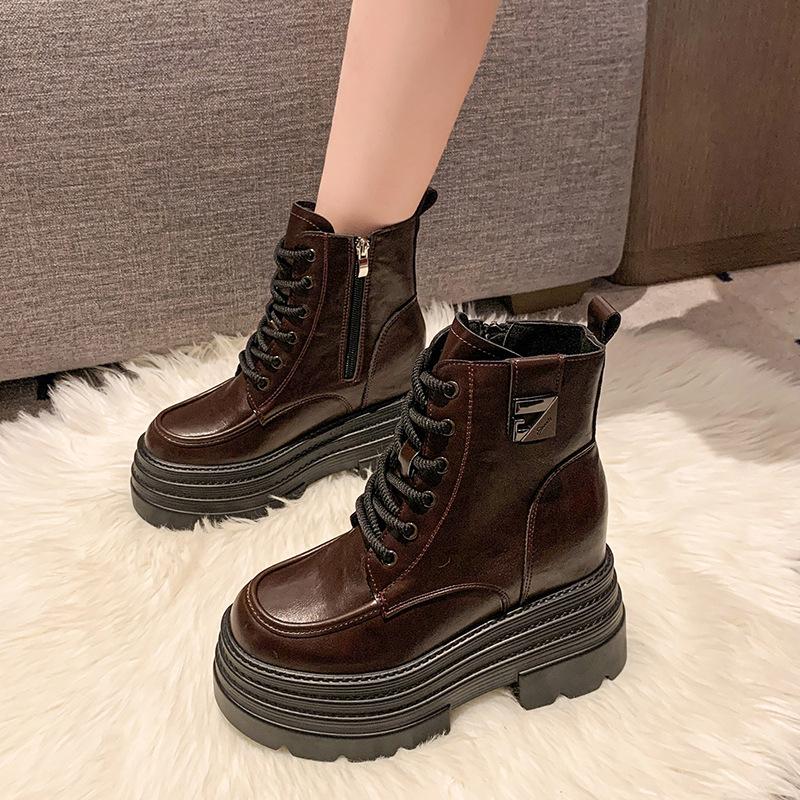 

Martin boots women s 2025 winter and autumn new platform short boots locomotive short boots trendy versatile women s boots 39