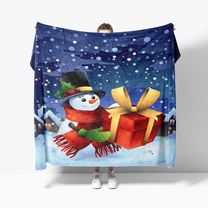 Wohndekoration Plüsch Überwurf Sofadecke Tagesdecke Bett flauschig weiche Decken Dekor Plaid Modern Halloween Frohe Weihnachten Winter