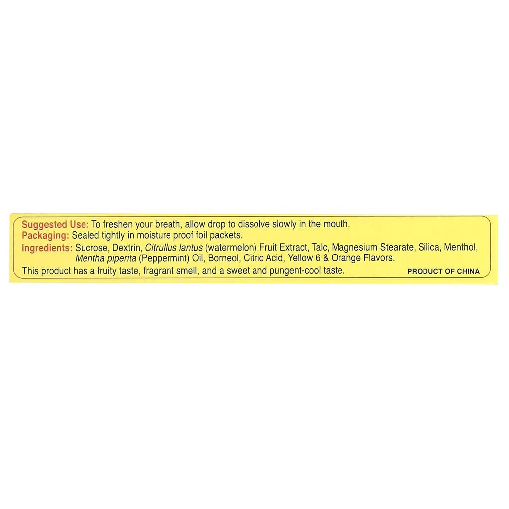 Frost Candy Tablets, Watermelon, 12 Drops, 14.4G(0.508Oz)
