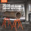 Pipe Stand with Roller Head 2500 LBS Load for 2-36 Inches Pipes 45# Steel